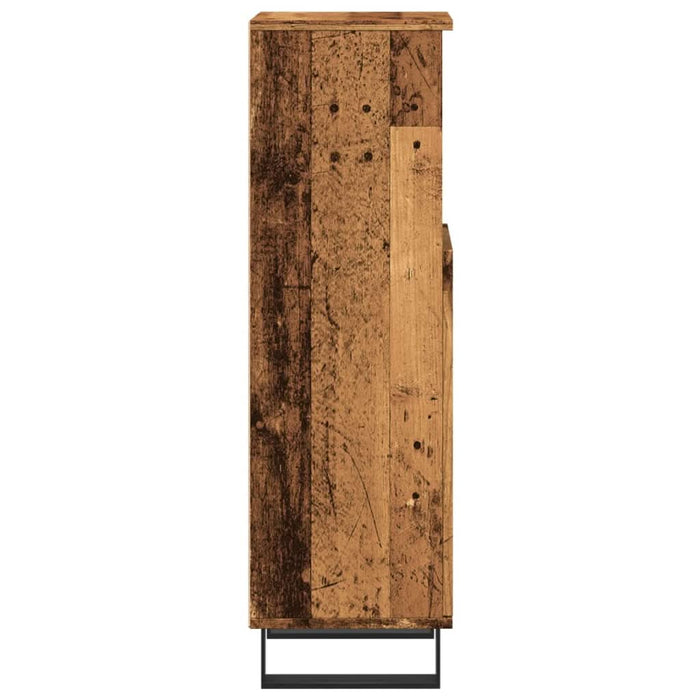 Dulap de baie, lemn vechi, 30x30x100 cm, lemn prelucrat - WALTI WALTI