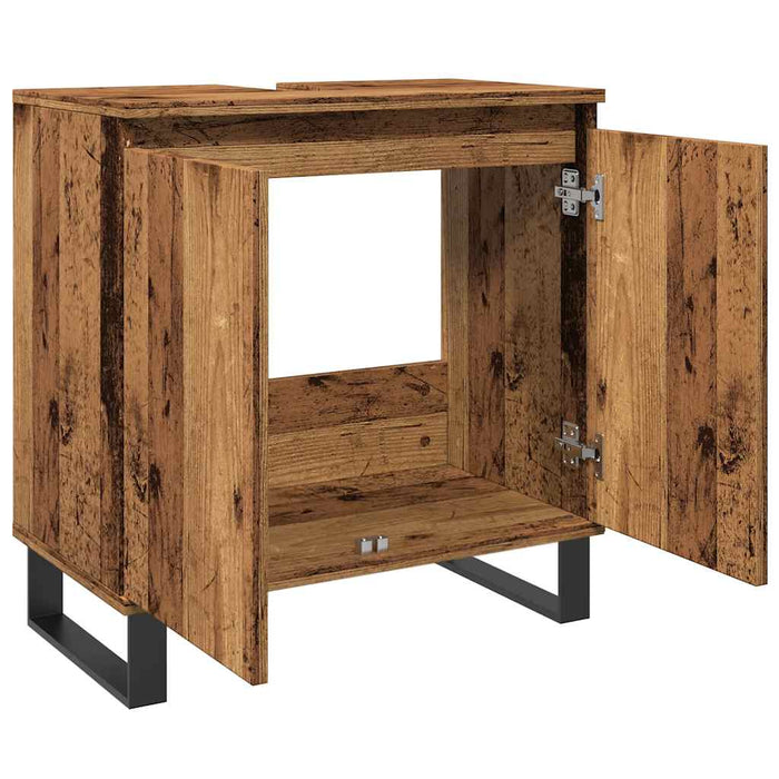 Dulap de baie, lemn vechi, 58x33x60 cm, lemn prelucrat - WALTI WALTI