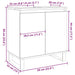 Dulap de baie, lemn vechi, 58x33x60 cm, lemn prelucrat - WALTI WALTI