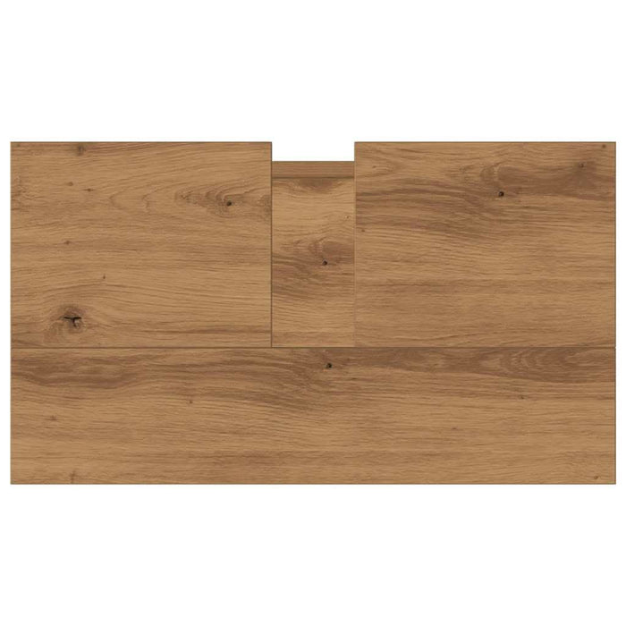 Dulap de baie, stejar artizanal, 58x33x60 cm, lemn prelucrat - WALTI WALTI