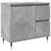 Dulap de baie, gri beton, 65x33x60 cm, lemn prelucrat - WALTI WALTI