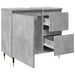Dulap de baie, gri beton, 65x33x60 cm, lemn prelucrat - WALTI WALTI