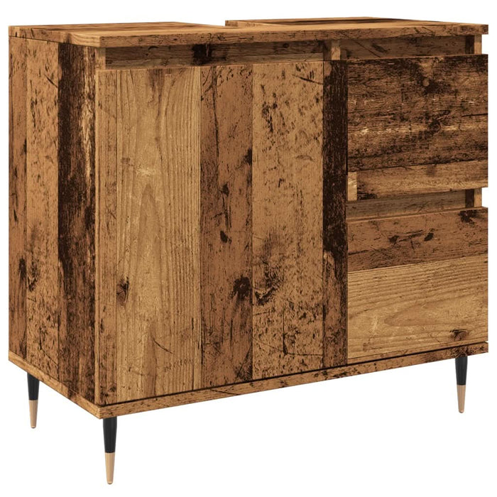 Dulap de baie, lemn vechi, 65x33x60 cm, lemn prelucrat - WALTI WALTI