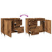 Dulap de baie, lemn vechi, 65x33x60 cm, lemn prelucrat - WALTI WALTI