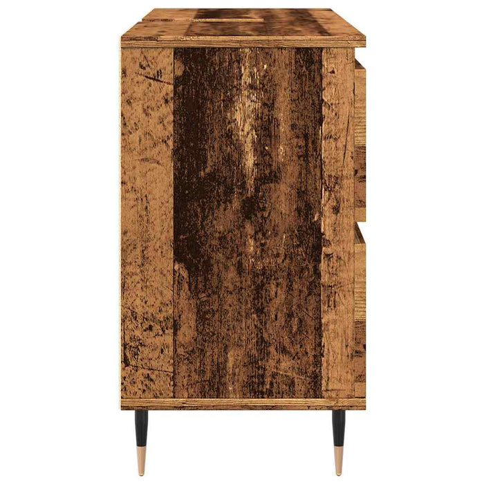 Dulap pentru baie, lemn vechi, 80x33x60 cm, lemn prelucrat - WALTI WALTI