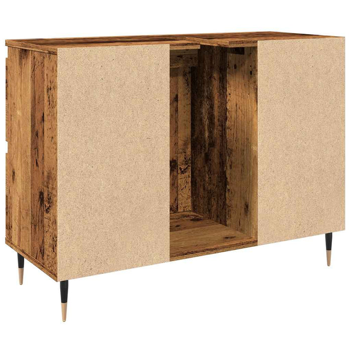 Dulap pentru baie, lemn vechi, 80x33x60 cm, lemn prelucrat - WALTI WALTI
