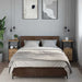 Noptiere 2 buc. stejar artizanal, 34x35,5x70 cm, lemn prelucrat - WALTI WALTI