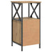 Noptiere 2 buc. stejar artizanal, 34x35,5x70 cm, lemn prelucrat - WALTI WALTI