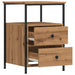 Noptiere 2 buc. stejar artizanal, 34x35,5x50 cm, lemn prelucrat - WALTI WALTI