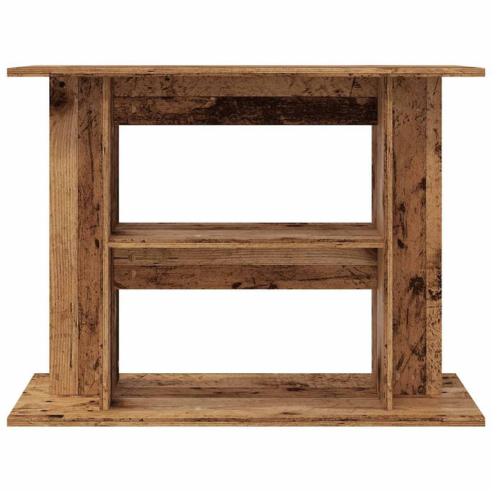 Suport pentru acvariu, lemn vechi, 80x35x60 cm, lemn stratificat WALTI