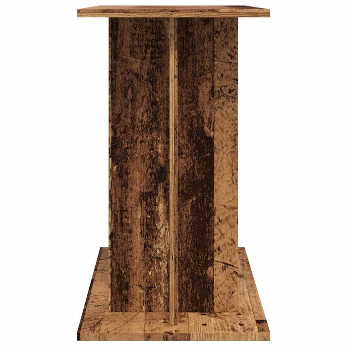 Suport pentru acvariu, lemn vechi, 80x35x60 cm, lemn stratificat WALTI