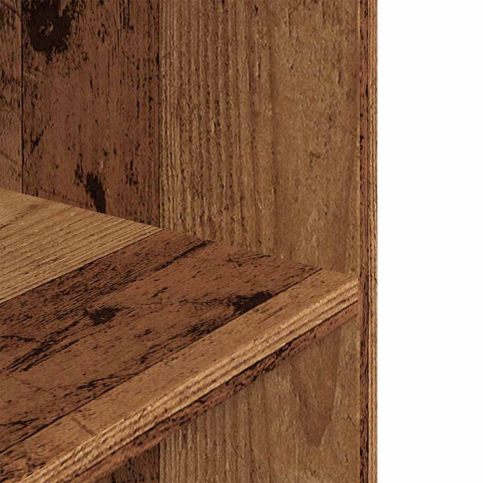 Suport pentru acvariu, lemn vechi, 80x35x60 cm, lemn stratificat WALTI