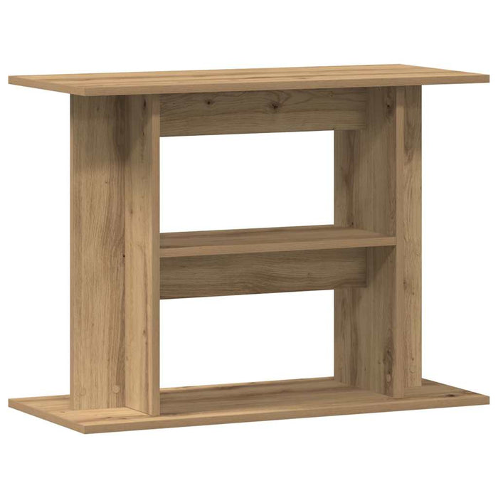 Suport pentru acvariu, stejar artizanal, 80x35x60 cm, lemn stratificat WALTI