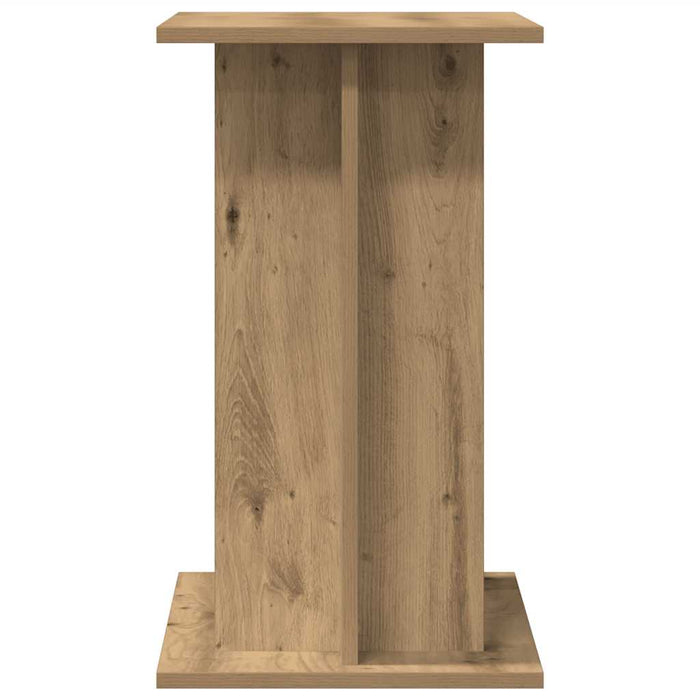 Suport pentru acvariu, stejar artizanal, 80x35x60 cm, lemn stratificat WALTI