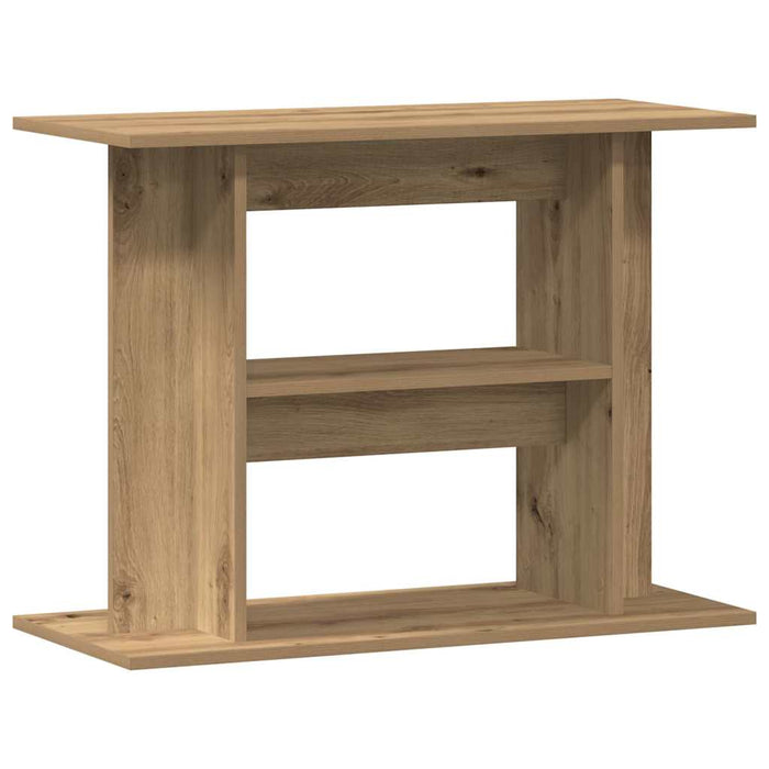 Suport pentru acvariu, stejar artizanal, 80x35x60 cm, lemn stratificat WALTI