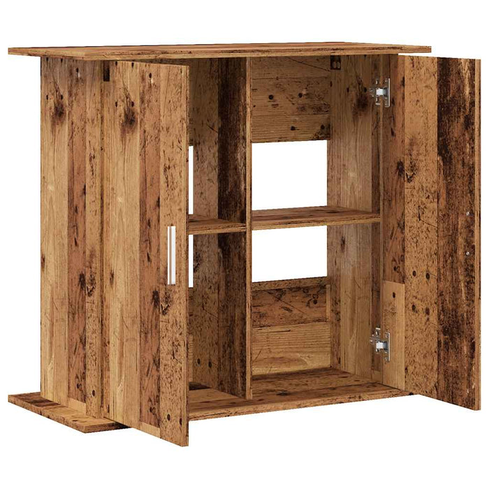 Suport pentru acvariu, lemn vechi, 81x36x73 cm, lemn prelucrat - WALTI WALTI