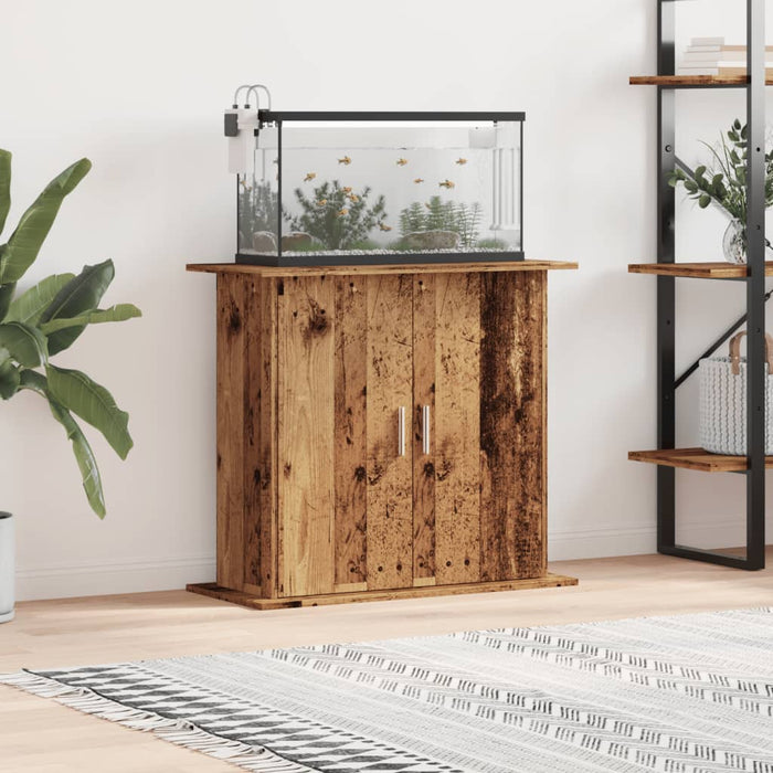 Suport pentru acvariu, lemn vechi, 81x36x73 cm, lemn prelucrat - WALTI WALTI