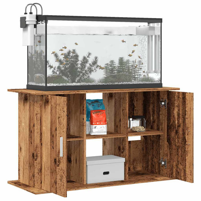 Suport pentru acvariu, lemn vechi, 101x41x58 cm, lemn prelucrat WALTI