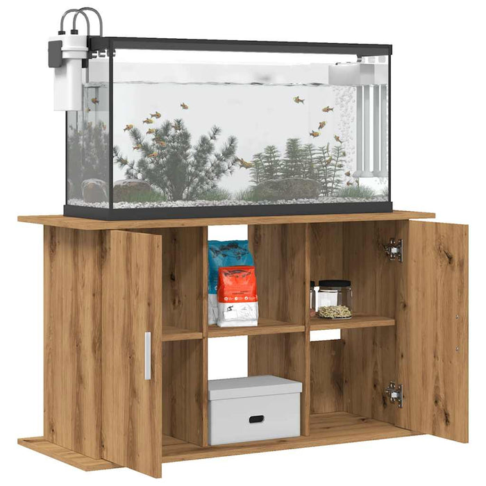 Suport acvariu, stejar artizanal, 101x41x58 cm, lemn prelucrat - WALTI WALTI