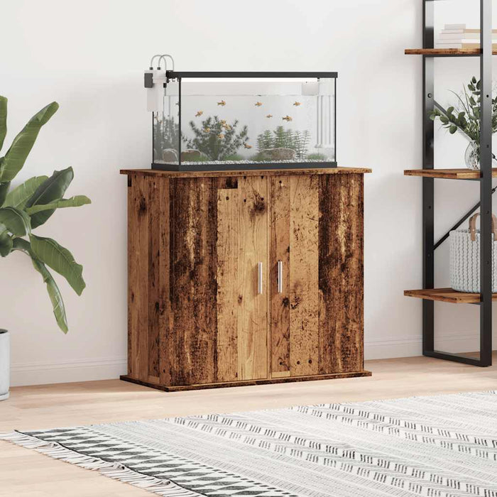 Suport pentru acvariu, lemn vechi, 81x36x73 cm, lemn prelucrat - WALTI WALTI