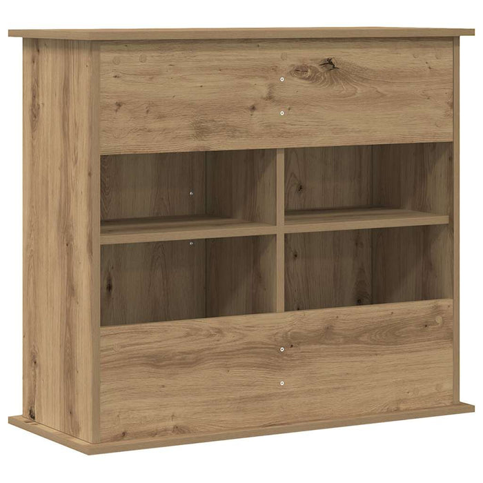Suport pentru acvariu, stejar artizanal, 81x36x73 cm, lemn stratificat WALTI