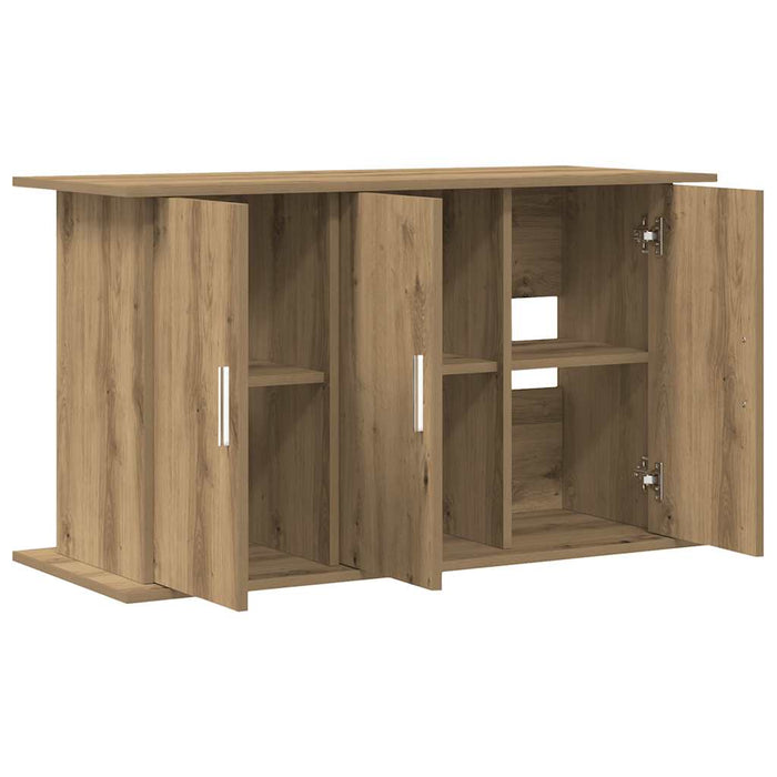 Suport pentru acvariu, stejar artizanal, 101x41x58 cm, lemn stratificat WALTI