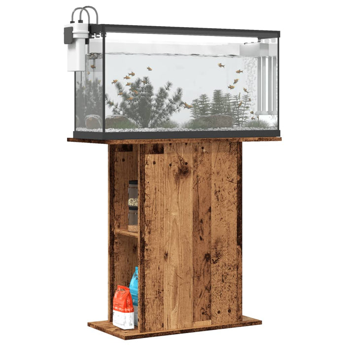 Suport pentru acvariu, lemn vechi, 36x75x72,5 cm, lemn stratificat WALTI