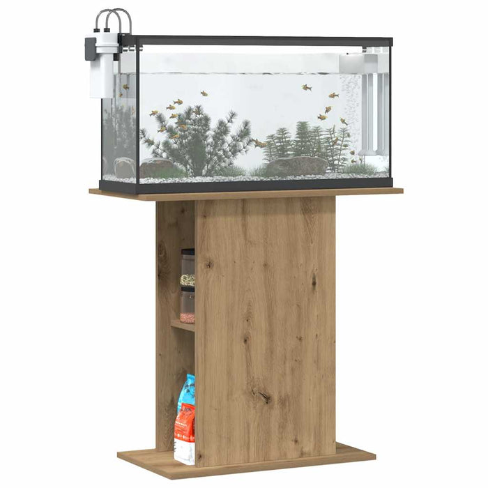 Suport pentru acvariu, stejar artizanal, 36x75x72,5 cm, lemn stratificat WALTI