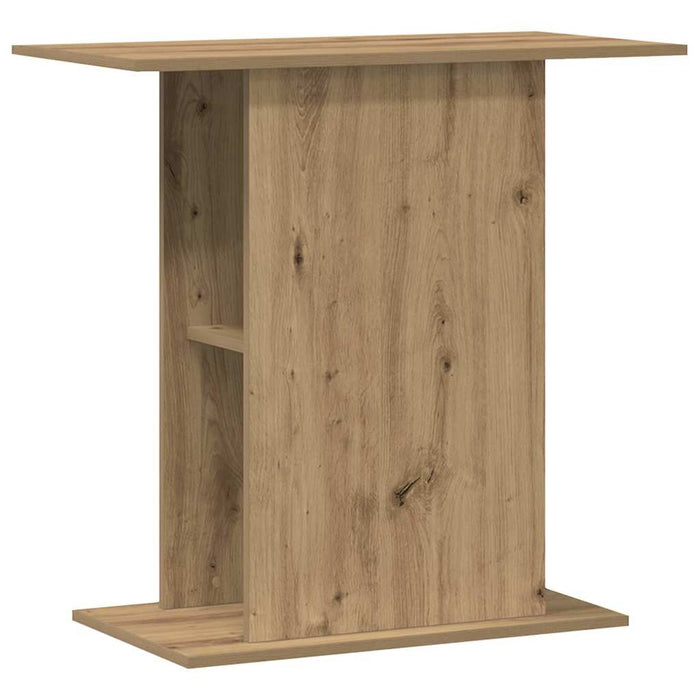 Suport pentru acvariu, stejar artizanal, 36x75x72,5 cm, lemn stratificat WALTI