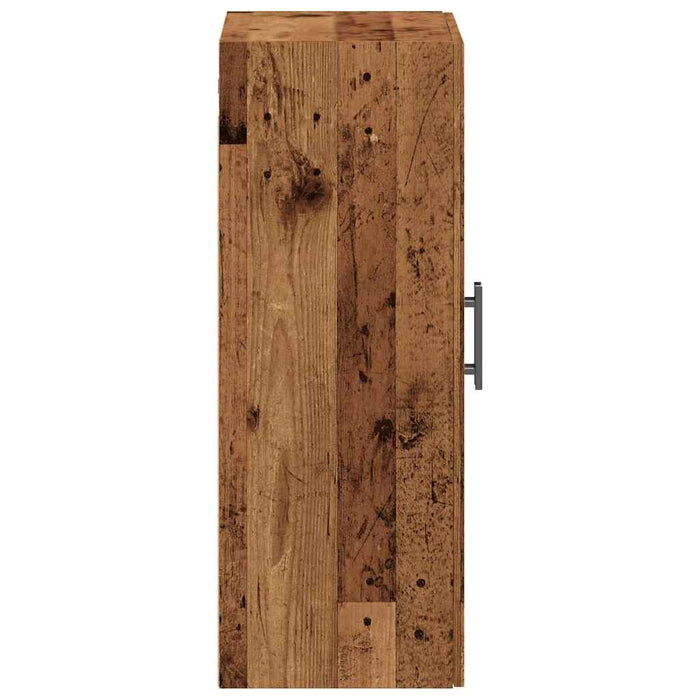 Dulap montat pe perete lemn vechi 69,5x34x90 cm - WALTI WALTI