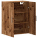 Dulap montat pe perete lemn vechi 69,5x34x90 cm - WALTI WALTI