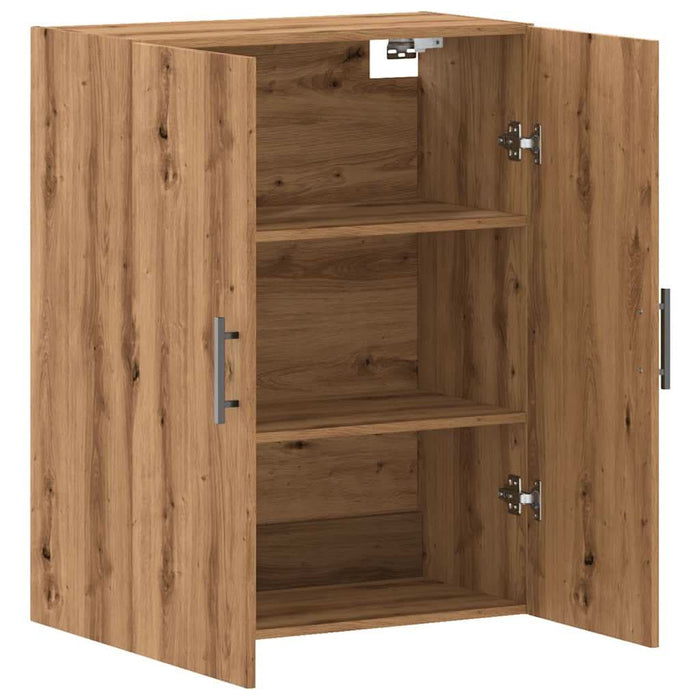 Dulap montat pe perete, stejar artizanal, 69,5x34x90 cm - WALTI WALTI