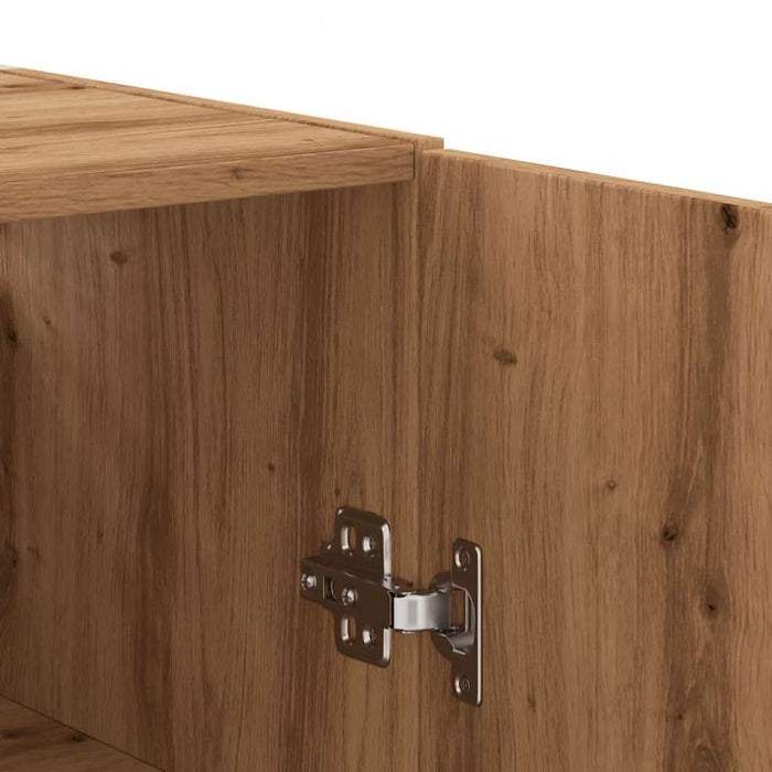 Dulap montat pe perete, stejar artizanal, 69,5x34x90 cm - WALTI WALTI