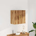 Dulap de perete, stejar artizanal, 60x31x60 cm, lemn prelucrat - WALTI WALTI