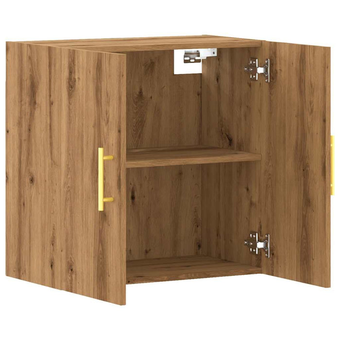 Dulap de perete, stejar artizanal, 60x31x60 cm, lemn prelucrat - WALTI WALTI