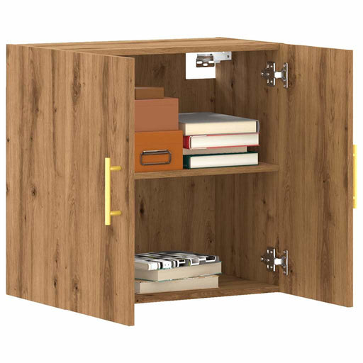 Dulap de perete, stejar artizanal, 60x31x60 cm, lemn prelucrat - WALTI WALTI