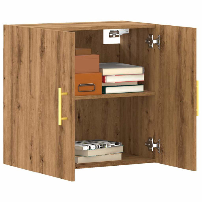 Dulap de perete, stejar artizanal, 60x31x60 cm, lemn prelucrat - WALTI WALTI