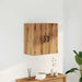 Dulap de perete, stejar artizanal, 60x31x60 cm, lemn prelucrat - WALTI WALTI
