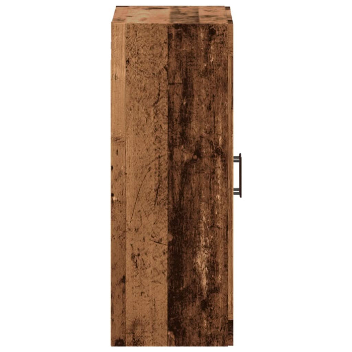 Dulap montat pe perete lemn vechi 69,5x34x90 cm lemn prelucrat - WALTI WALTI