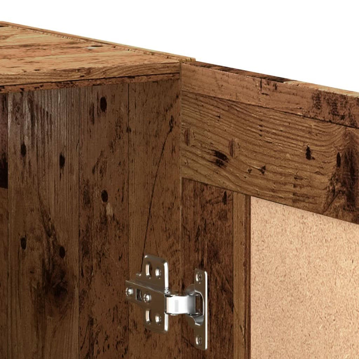Dulap montat pe perete lemn vechi 69,5x34x90 cm lemn prelucrat - WALTI WALTI