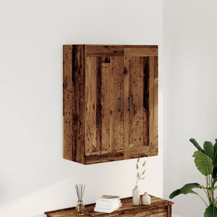 Dulap montat pe perete lemn vechi 69,5x34x90 cm lemn prelucrat - WALTI WALTI