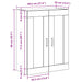 Dulap, stejar artizanal, 69,5x34x90 cm, lemn prelucrat - WALTI WALTI
