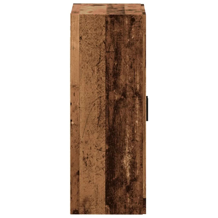 Dulap montat pe perete lemn vechi 69,5x34x90 cm lemn prelucrat - WALTI WALTI