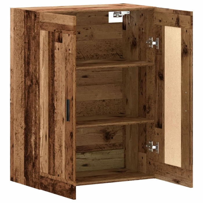 Dulap montat pe perete lemn vechi 69,5x34x90 cm lemn prelucrat - WALTI WALTI