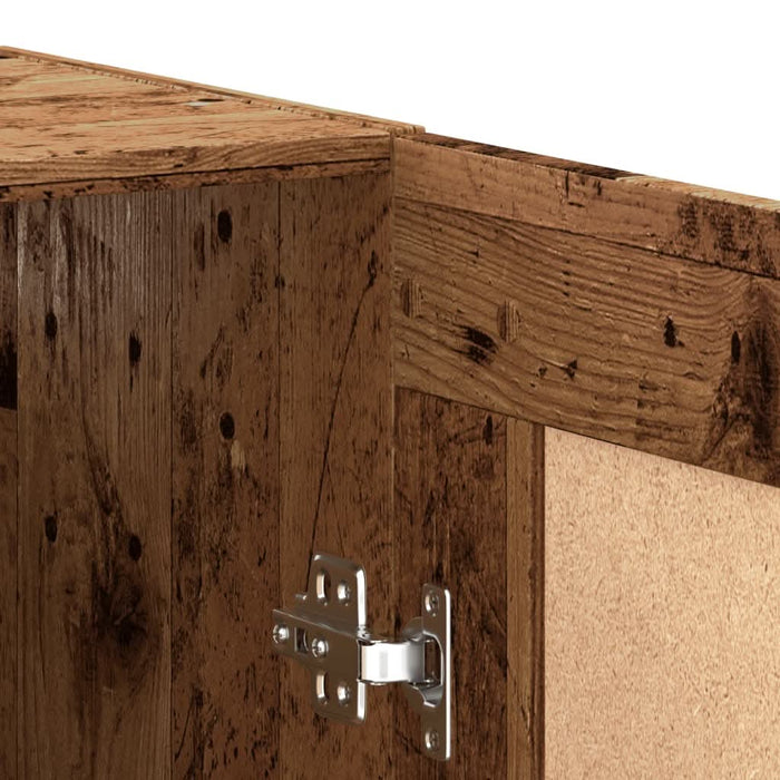 Dulap montat pe perete lemn vechi 69,5x34x90 cm lemn prelucrat - WALTI WALTI