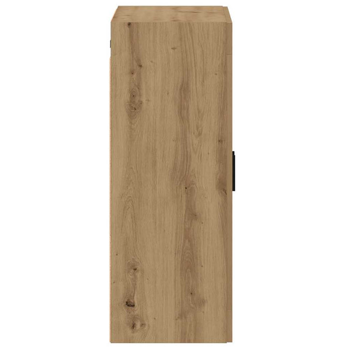 Dulap pe perete stejar artizanal, 69,5x34x90 cm, lemn prelucrat - WALTI WALTI