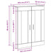 Dulap pe perete stejar artizanal, 69,5x34x90 cm, lemn prelucrat - WALTI WALTI