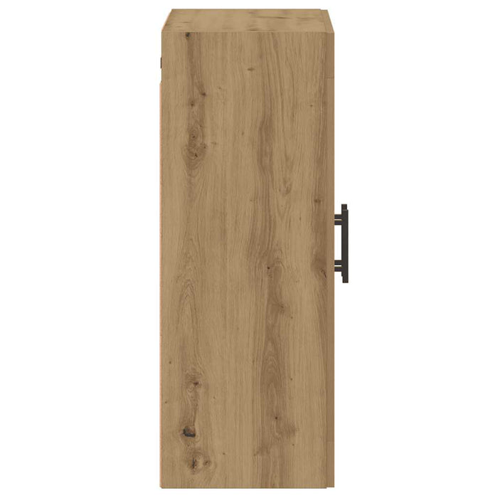 Dulap pe perete stejar artizanal, 69,5x34x90 cm, lemn prelucrat - WALTI WALTI