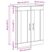 Dulap pe perete stejar artizanal, 69,5x34x90 cm, lemn prelucrat - WALTI WALTI