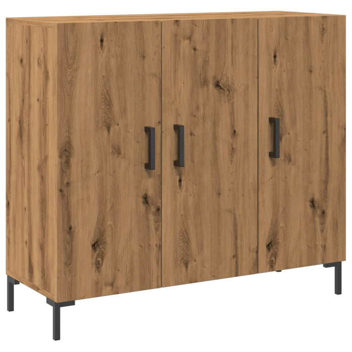 Dulap, stejar artizanal, 90x34x80 cm, lemn prelucrat - WALTI WALTI